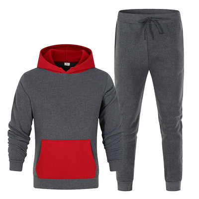 Conjunto Deportivo de 2 Piezas con Contraste de Colores - Sudadera y Pantalón - Image 12