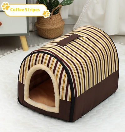 Cama Portátil para Mascotas Pequeñas y Medianas con Asa - Refugio Cálido y Acogedor - Image 12