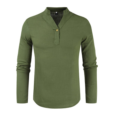 Camisa Suelta de Manga Larga Estilo Europeo Casual - Image 14