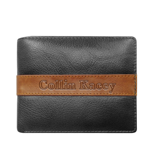 Billetera Corta de Cuero Genuino para Hombre con Múltiples Compartimentos - Image 13