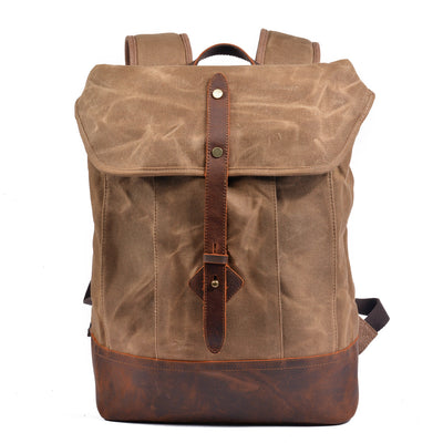Mochila Impermeable de Lona Resistente para Hombre - Image 17
