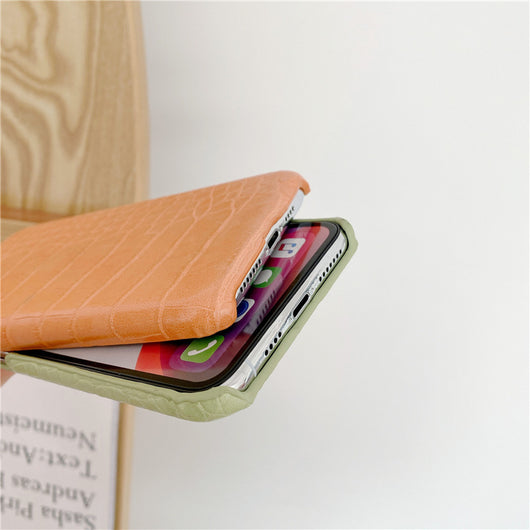 Funda de Cuero con Patrón Semirrígida para Teléfono - Image 8