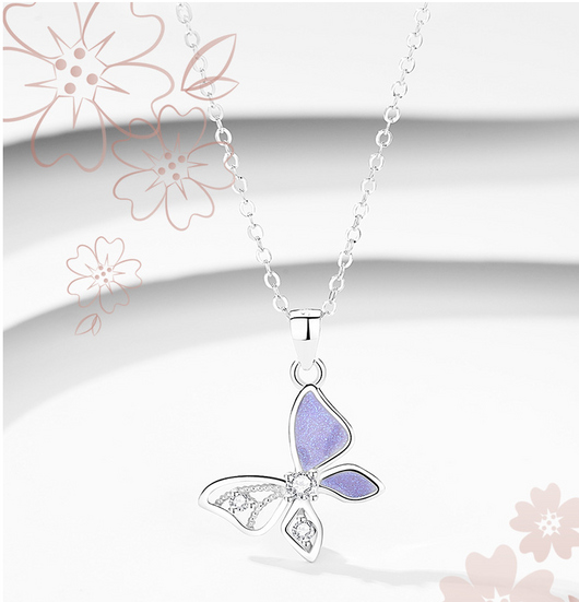 Collar Mariposa Diseño Original Plata 925 Colección Bosque - Image 3