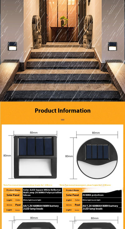Lámpara Solar de Jardín para Exteriores - Image 12