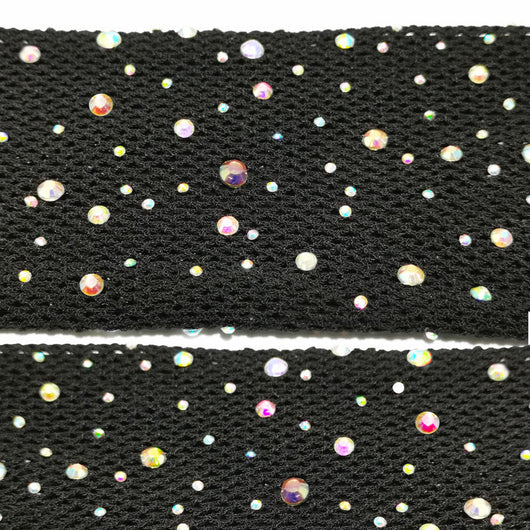 Medias de Malla con Cristales Brillantes y Detalles Incrustados - Image 8