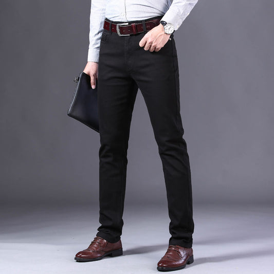 Pantalones Jeans Slim Fit Elásticos para Hombre - Estilo Business Casual