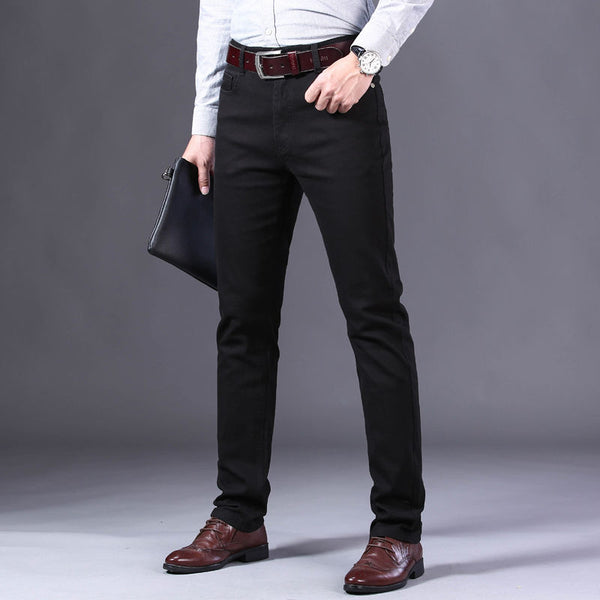 Pantalones Jeans Slim Fit Elásticos para Hombre - Estilo Business Casual