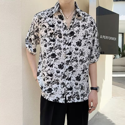 Playera Suelta Oversize de Manga Corta para Hombre - Estilo Casual Versátil - Image 3