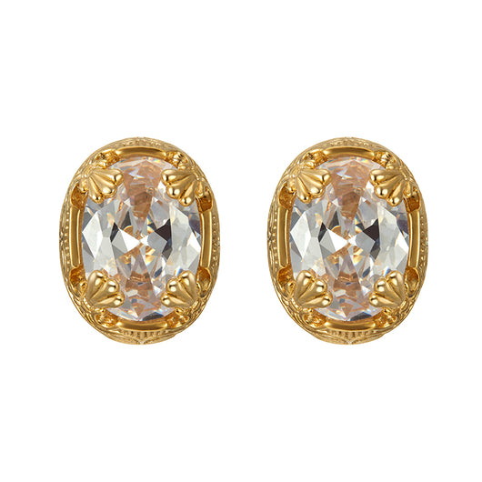 Aretes de Temperamento Retro con Gemas Biseladas para Mujer - Image 7