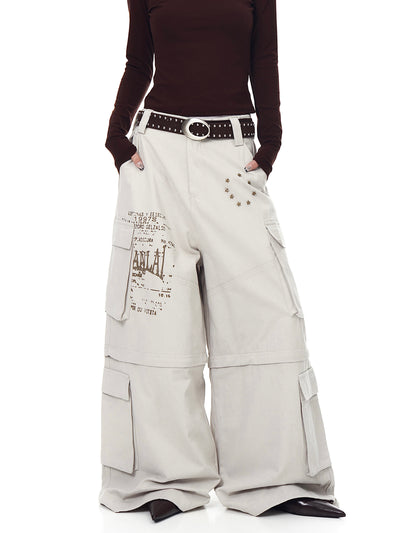 Pantalones Cargo Sueltos con Bolsillos Removibles - Image 20