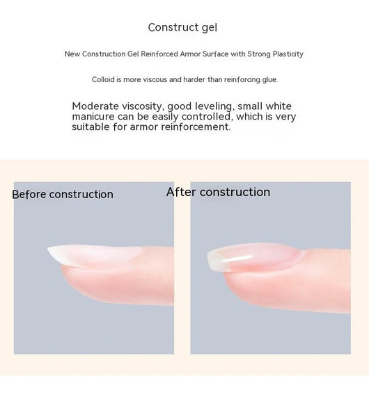 Gel Base Multiusos para Extensiones de Uñas con Moldeado Estructurado - Image 7