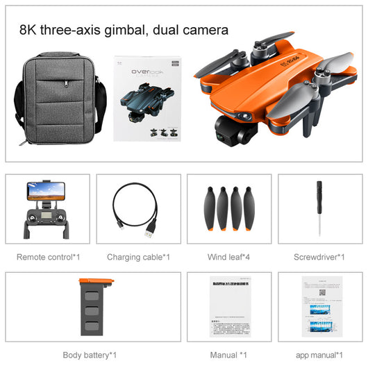 Dron PTZ de Tres Ejes Autonivelante con Diseño Plegable - Image 6