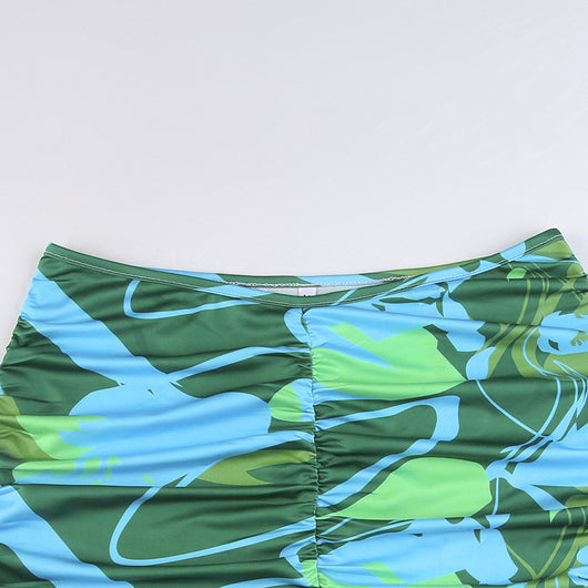Conjunto de Dos Piezas: Blusa Estampada y Falda Corta - Image 20