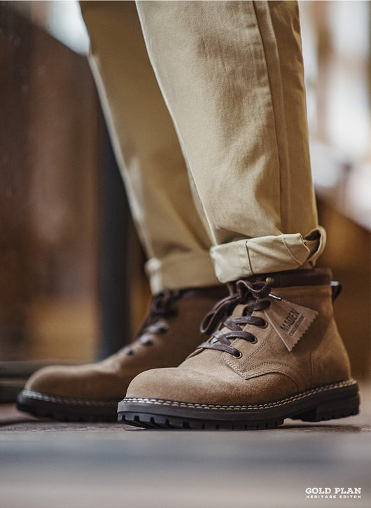 Bota Retro Americana para Hombre - Caña Media en Cuero - Image 8