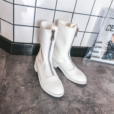 Botas Martin Retro Invertidas con Efecto Desgastado para Mujer - Image 9