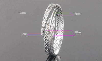 Pulsera Ajustable Pluma de Ángel - Image 8