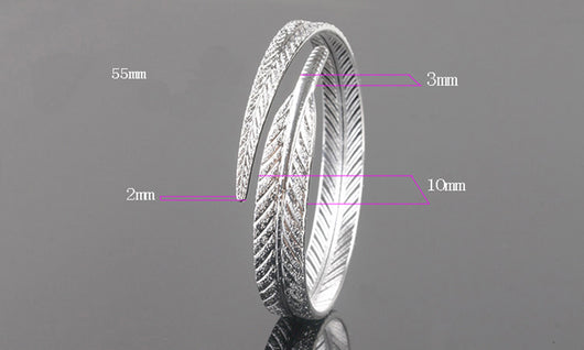 Pulsera Ajustable Pluma de Ángel - Image 8