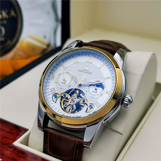 Reloj Mecánico Automático para Hombre con Diseño Hueco Luminoso - Image 6