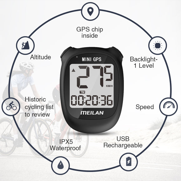 Tabla de Códigos GPS para Bicicleta Resistente al Agua