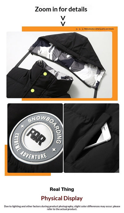 Chaleco Acolchado Grueso para Hombre - Abrigador y Versátil - Image 13