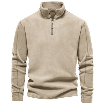 Suéter de Cuello Alto con Cierre Medio para Hombre - Otoño e Invierno - Image 10