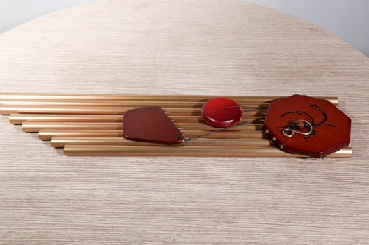 Carillón de Viento Decorativo de Madera Maciza con Tubos Metálicos - Image 32