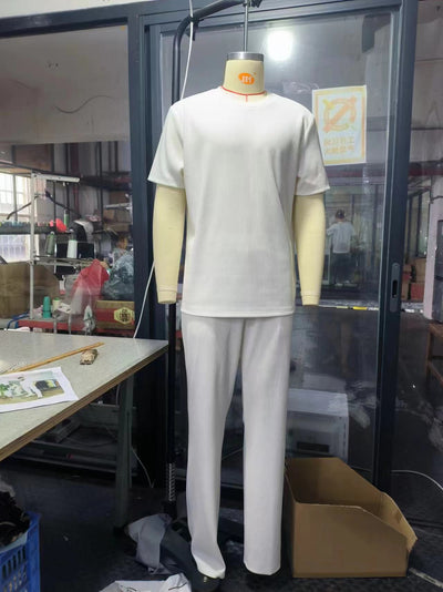 Conjunto Dos Piezas Slim Fit Cuello Redondo Manga Corta - Image 12