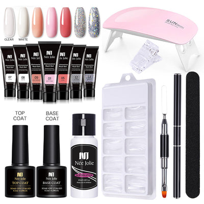 Set de Pegamento Extensión de Uñas en Gel Cristal Sólido - Image 14