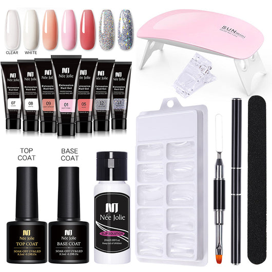 Set de Pegamento Extensión de Uñas en Gel Cristal Sólido - Image 14