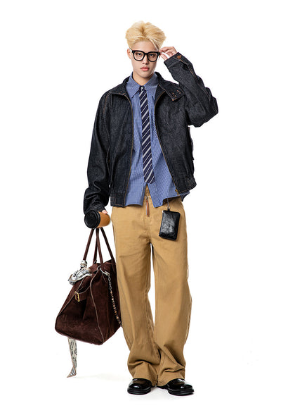 Chaqueta Retro Americana Primavera para Hombre - Image 9