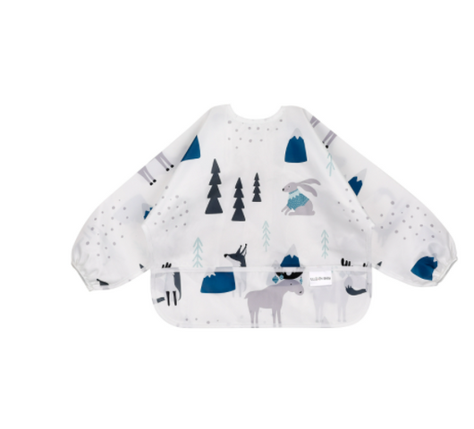 Babero Impermeable con Bolsillo Recolector para Bebés - Image 6