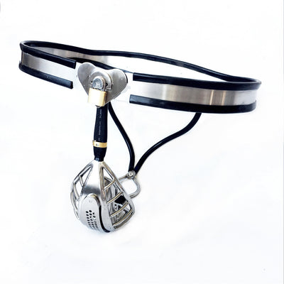 Cinturón de Castidad Rojo para Hombre - Diseño Elegante de una Pieza - Image 4