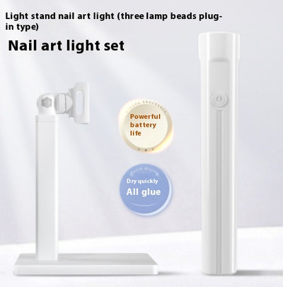Soporte Giratorio Multifuncional para Manicura con Lámpara LED - Image 12