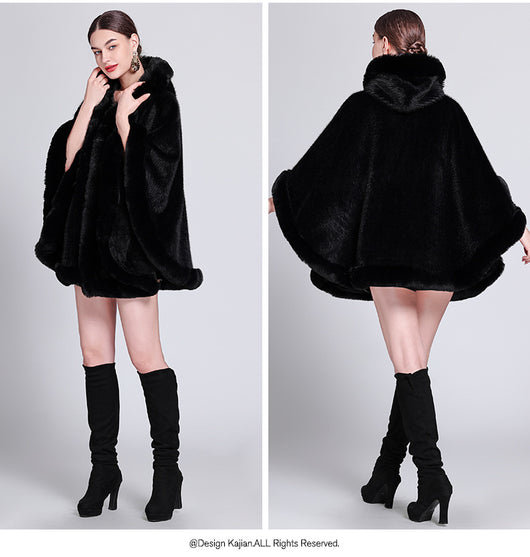 Capa Elegante con Cuello de Pelaje Sintético y Forro Polar Acolchado - Image 30
