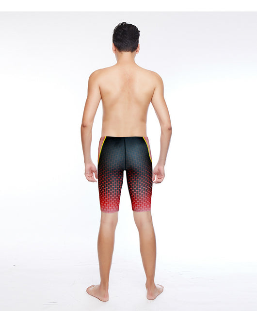 Bóxer de Baño Hombre Estampado Corte Medio Cinco Puntos - Image 4