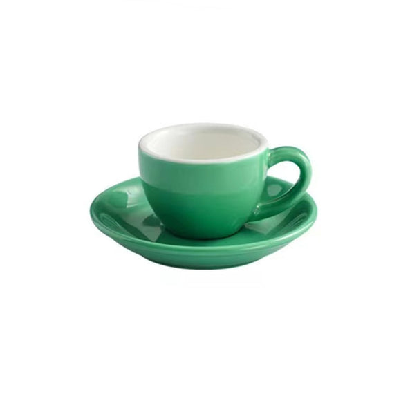 Juego de Tazas Espresso Porcelana Estilo Americano