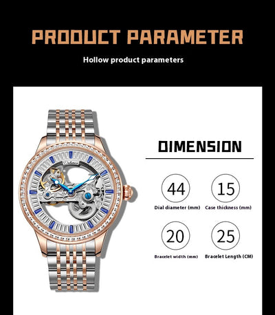 Reloj Mecánico de Lujo con Zirconia Resistente al Agua - Image 20