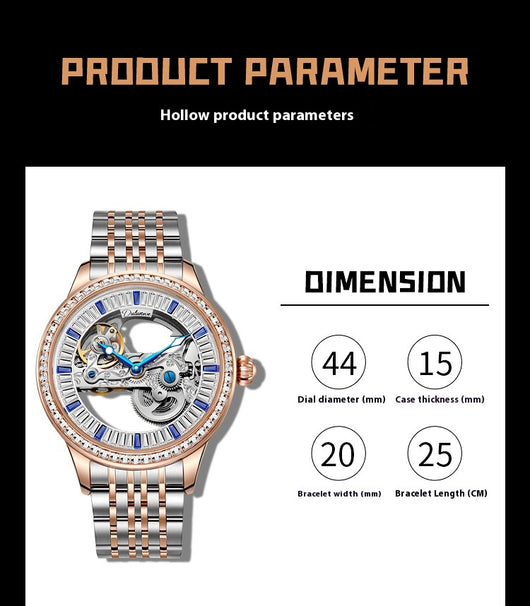 Reloj Mecánico de Lujo con Zirconia Resistente al Agua - Image 20