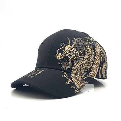 Gorra de Béisbol Estilo Chino con Dragón para Parejas - Protección Solar Outdoor - Image 6