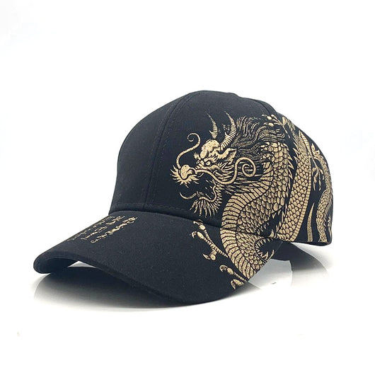 Gorra de Béisbol Estilo Chino con Dragón para Parejas - Protección Solar Outdoor - Image 6