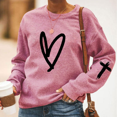 Sudadera Térmica para Mujer con Estampado Love Frente y Espalda - Image 13