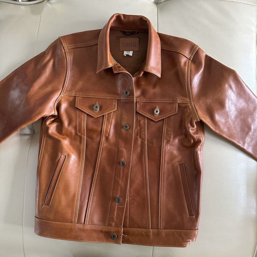 Chamarra Vaquera Americana Retro sin Forro para Hombre - Image 8