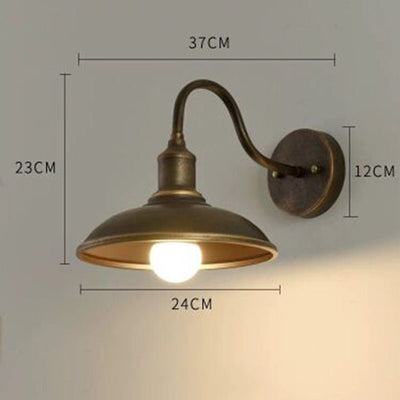 Lámpara de Pared Industrial en Hierro Forjado Estilo Loft - Image 3