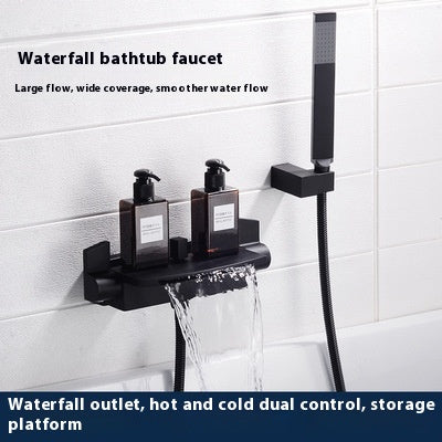 Juego de Ducha con Grifo de Cascada para Bañera - Image 2