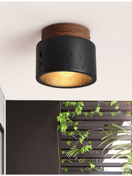 Lámpara de Techo Moderna Minimalista Negra y Amarilla - Image 22