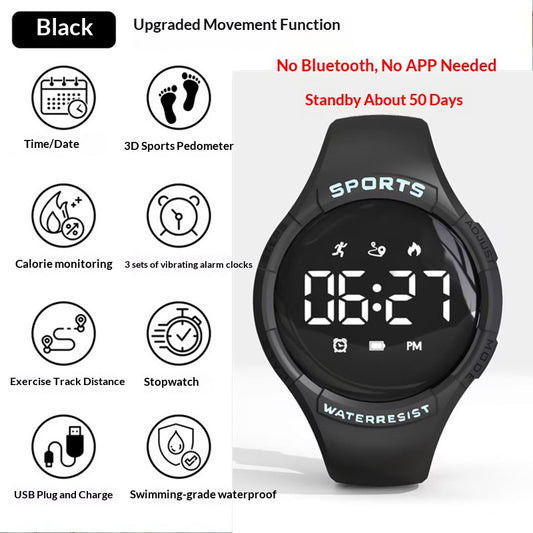 Pulsera Deportiva Inteligente con Pantalla Táctil - Monitor de Frecuencia Cardíaca y Podómetro - Image 2