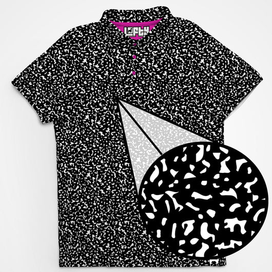 Anote | Camisa Polo de Golfe Engraçada Retrô Masculina (AJUSTE ATLÉTICO)