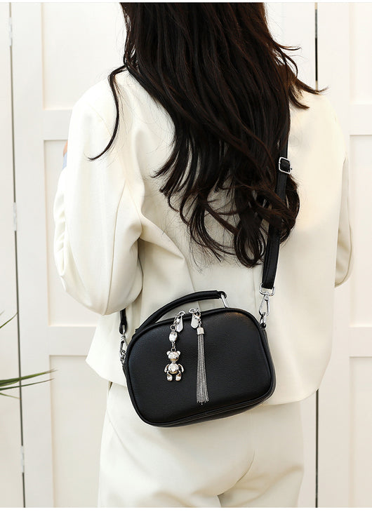 Bolso Cuadrado Pequeño con Costura Decorativa para Mujer - Image 13