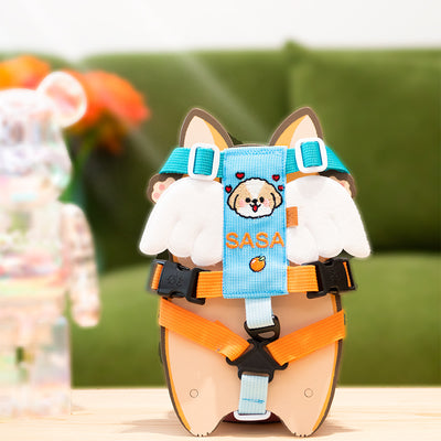 Arnés con Alas para Mascotas - Pecho Personalizable con Nombre y Avatar - Image 11