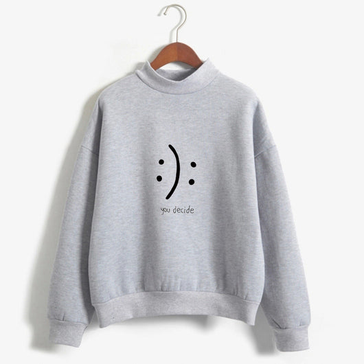 Suéter Smiley Casual Holgado Cuello Redondo para Mujer - Image 9